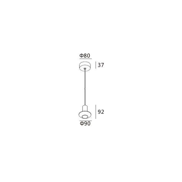Подвесной светильник Skarlat RHL7738 5W WH+GD 3000K 32525 32525 фото
