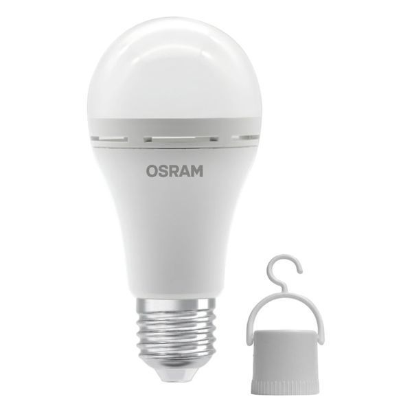 OSRAM ( Ledvance ) Лампа LED E27 8Вт 806Лм 4000К A60 акумуляторна 4099854102417 фото