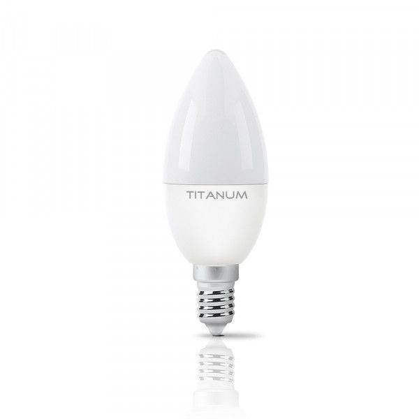 LED лампа TITANUM C37 6W E14 4100K 24997 фото