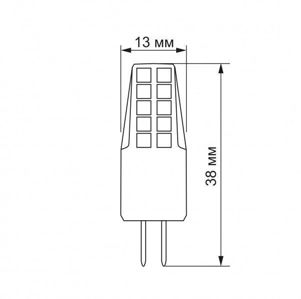 LED лампа VIDEX G4C 12V 2W G4 4100K 24633 фото