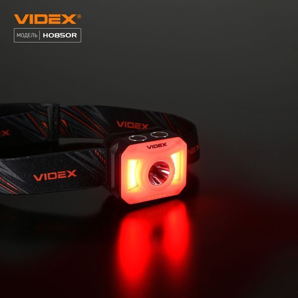 Налобний світлодіодний ліхтарик VIDEX VLF-H085-OR 400Lm 5000K 2465819055 фото