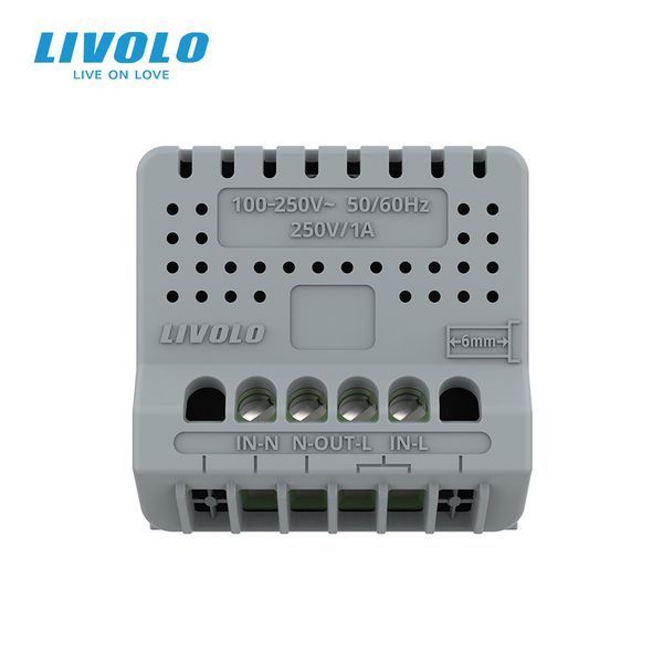 Механізм безконтактний вимикач 1 сенсор Sense Livolo білий (VL-FCU1-2WP) VL-FCU1-2IP фото
