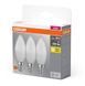 Osram Набір ламп 3шт LED E14 4.9Вт 2700К 470Лм B40 4099854047091 фото 1
