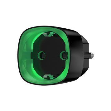 Радіокерована розумна розетка з лічильником енергоспоживання Ajax Socket Black 000012339 фото