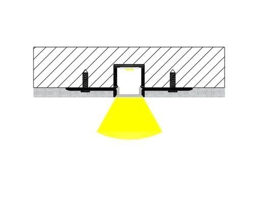 Розсіювач 13х2000мм матовий полікарбонат для LED-профілю під шпаклівку LD51411 ( LD54143) LD54143 фото