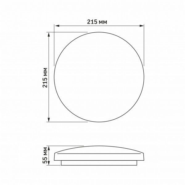LED світильник настінно-стельовий TITANUM 12W 5000K Зоряне небо 26880 фото