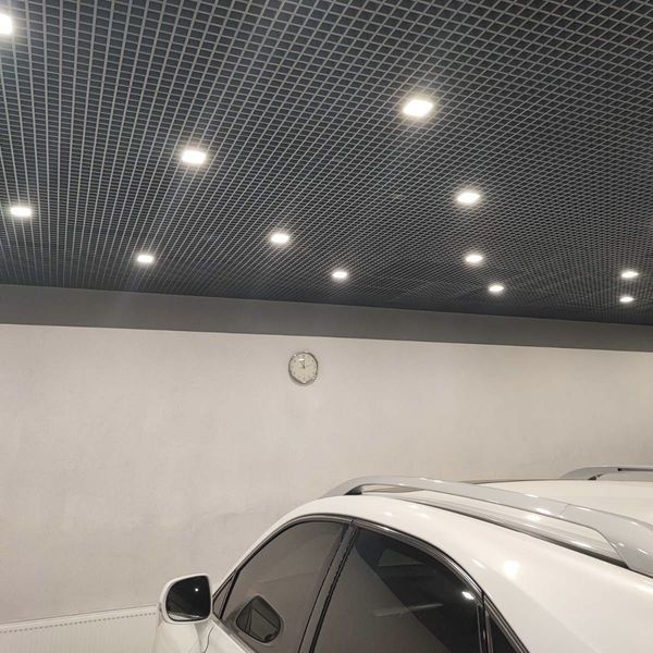 LED cветильник Грильято Svitlodar 30Вт 4000К ячейка потолка 200х200мм внурти 190х190мм LCD30Вт-190 LCD30Вт-190 фото