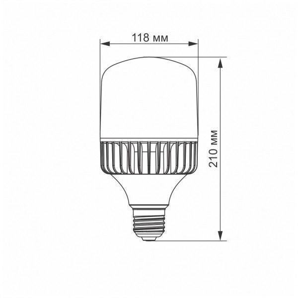 LED лампа VIDEX A118 50W E27 5000K 24252 фото