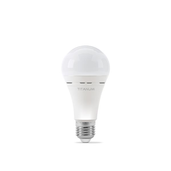 Світлодіодна лампа акумуляторна А68 10w E27 4000K 220V (TL-EMA68-10274) TITANUM 6154 фото