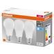 Osram Набір ламп 3шт LED E27 8.5Вт 4000К 806Лм A60 4058075127531 фото 1