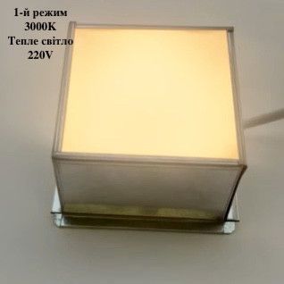 Led світильник Грильято Svitlodar 6Вт з перемикачем 3000К-4500К-6000К ячейка 86х86мм внутрішня 76х76мм LC6Вт-86-З LC6Вт-86-З фото