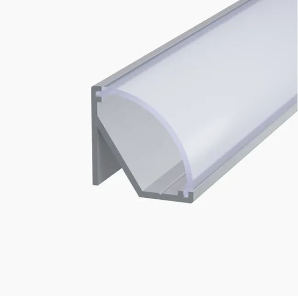 LED-профіль13,5мм для Led стрічки (17х17х2000мм) кутовий накладний широкий анодований ЛПУ17н_2 ЛПУ17н_2 фото