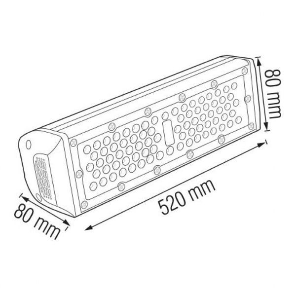 Світильник світлодіодний для високих стель вологозахищений LED "ZEUGMA-100" 100 W 6400К 063-005-0100-010 фото