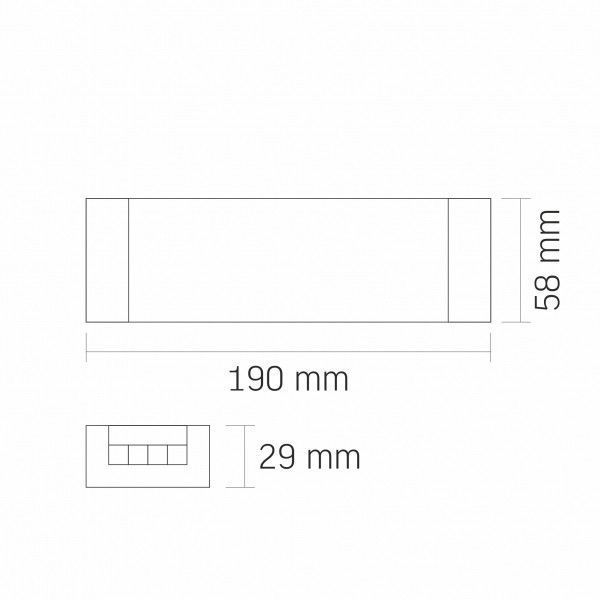 Блок питания для LED ленты VIDEX DC12V 16.6A 200W IP20 (VL-LST-P200-12V) 28212 фото