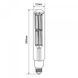 LED лампа VIDEX Filament T52F 50W E27 5000K 28450 фото 3
