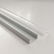 LED-Профиль белый ПФ-18 белый 6х15мм 2метра накладной анодированный + РАССЕИВАТЕЛЬ матовый 1022455 1022455 фото 4