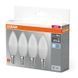 Osram Набір ламп 4шт LED E14 4.9Вт 4000К 470Лм B40 4058075819610 фото 1