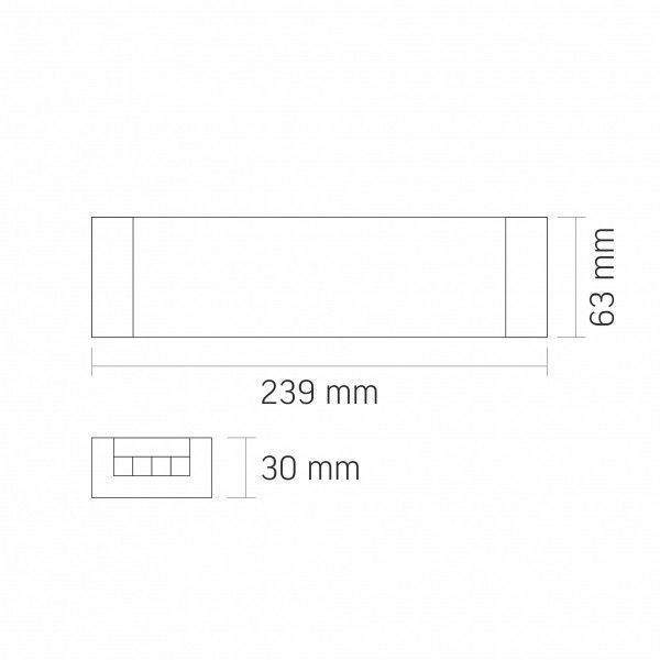 Блок питания для LED ленты VIDEX DC12V 33.3A 400W IP20 (VL-LST-P400-12V) 28213 фото