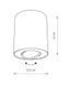 Точечный светильник накладной Nowodvorski 8903 Set GU10 1x10W IP20 Bl 8903 8903-N фото 2