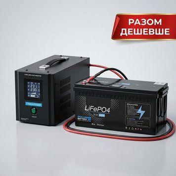 ДБЖ Challenger HomeLine 1000T12L + АКБ Challenger LF12-200 LiFePO4 1000T12L+LF12-200 фото