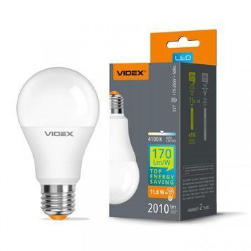 LED лампа VIDEX A60h 11.8W E27 4100K 28601 фото