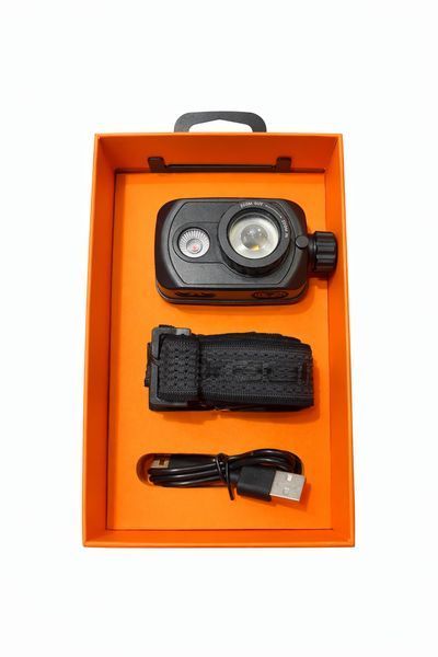 Налобный LED фонарик VIDEX VLF-H047Z 1000Lm 5000K с перфорированным ремешком 2919684072 фото
