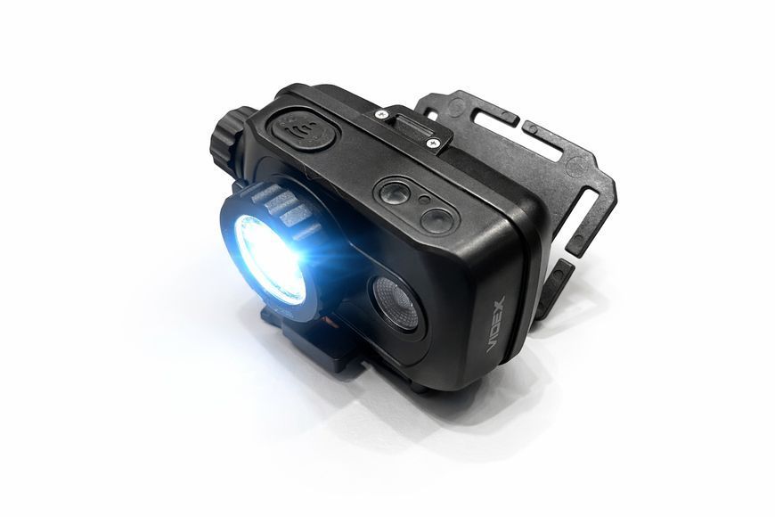 Налобный LED фонарик VIDEX VLF-H047Z 1000Lm 5000K с перфорированным ремешком 2919684072 фото