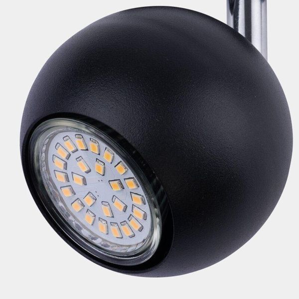 Трековий 1-фазний 50w GU10 прожекторний чорний світильник 220V LC4041 LC4041 фото