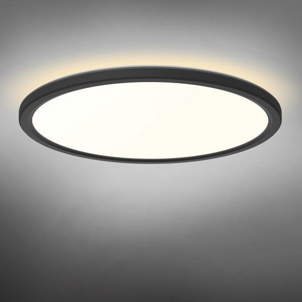 LED светильник с декоративной подсветкой VIDEX DL5R 22W 3000K-4000K-5000K Black 28615 фото