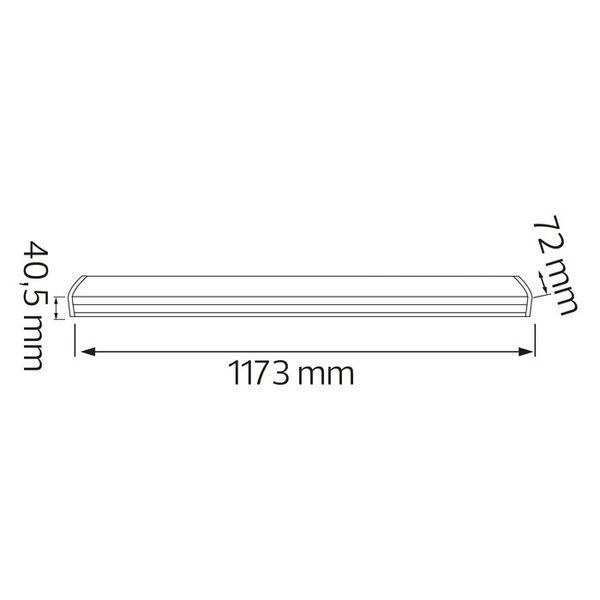 Светильник линейный светодиодный "HAVZA-60" 60W (120см) 6400K 052-008-0120-020 052-008-0120-020 фото