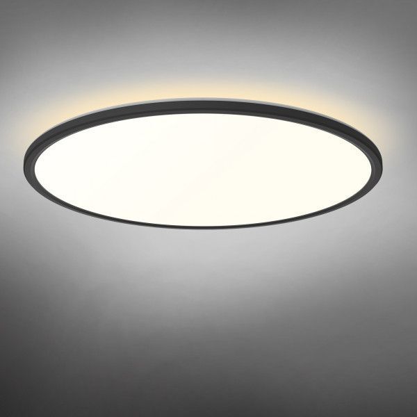 LED светильник с декоративной подсветкой VIDEX DL5R 44W 3000K-4000K-5000K Black 28617 фото