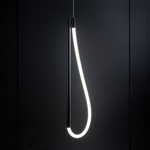 Підвісний світильник из гибкого неона Neon Fleksi mini Black Ral-9005 LED module чорний PL-000401 D/BLACK PL-000401 D/BLACK фото