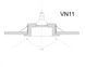Гіпсовий світильникPromin GLORY 150mm МГВ-115mm білий GLORY L GLORY L фото 8