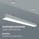 LED світильник лінійний VIDEX BN03 30W 0.6М 5000K 220V Black 28532 фото 4