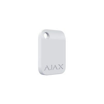 Брелок для управління охоронною системою Ajax Tag 100 шт. White (23530.90.WH) 000022793 фото