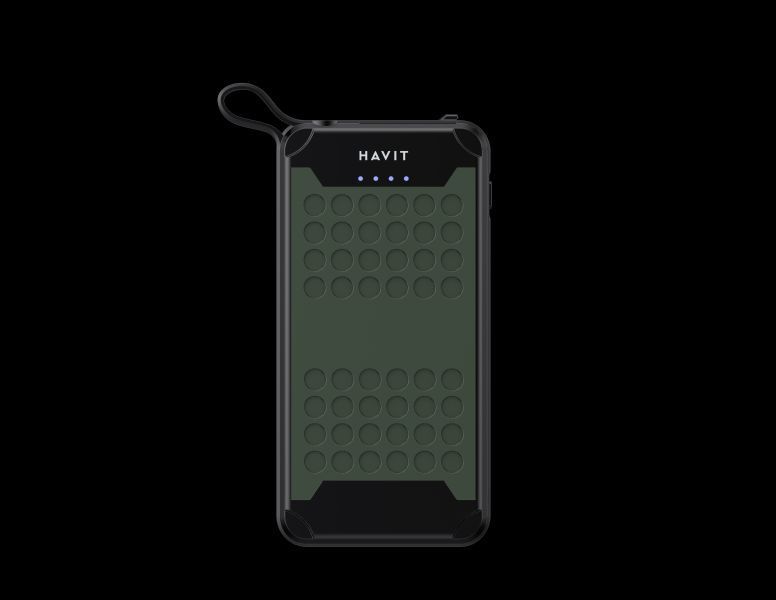 Захищений повербанк HAVIT FS214 IP67 Green 10000mAh 27522 фото
