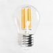 Лампа светодиодная "FILAMENT MINI GLOBE-4" 4W 2700К E27 001-063-0004-010 фото 1