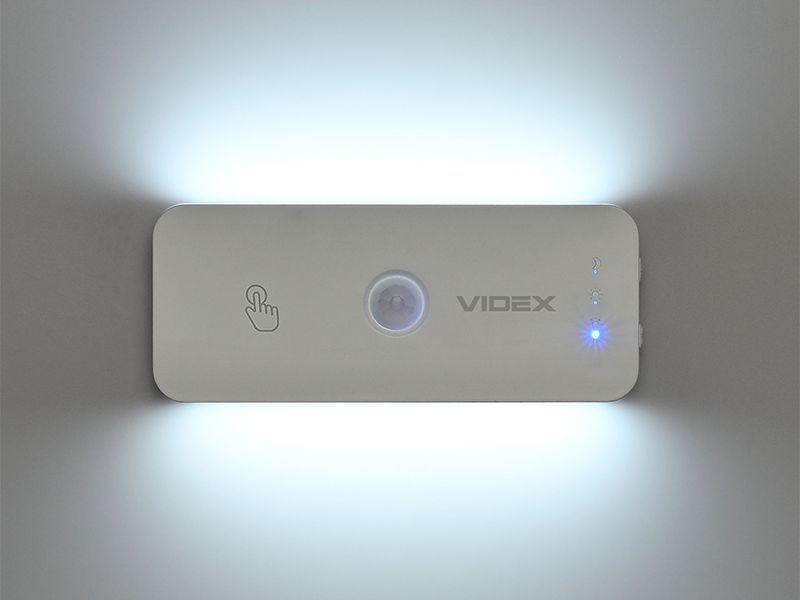 Светодиодный аккумуляторный светильник с датчиком движения VL-NL053W-S VIDEX 8801 фото