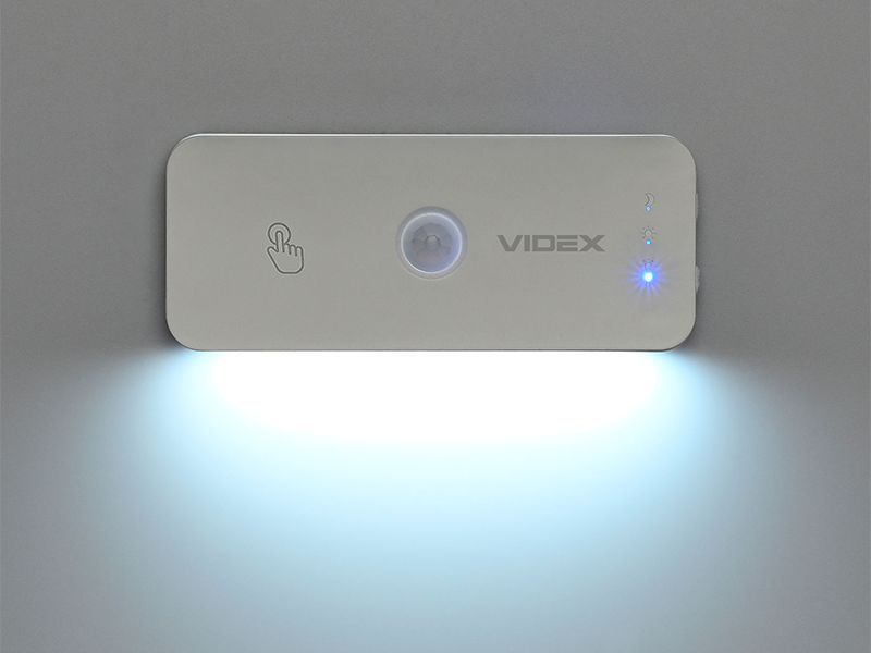 Светодиодный аккумуляторный светильник с датчиком движения VL-NL053W-S VIDEX 8801 фото