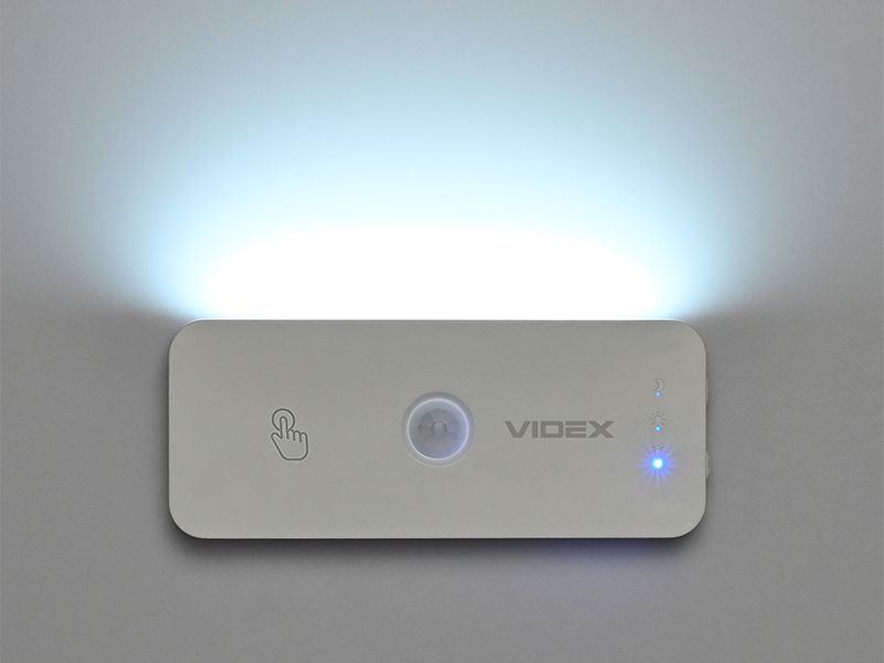 Светодиодный аккумуляторный светильник с датчиком движения VL-NL053W-S VIDEX 8801 фото