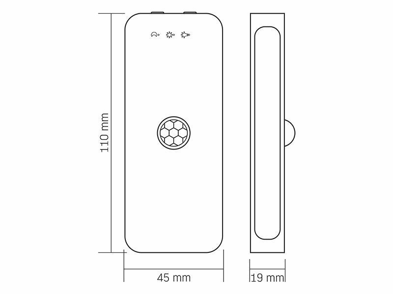 Светодиодный аккумуляторный светильник с датчиком движения VL-NL053W-S VIDEX 8801 фото