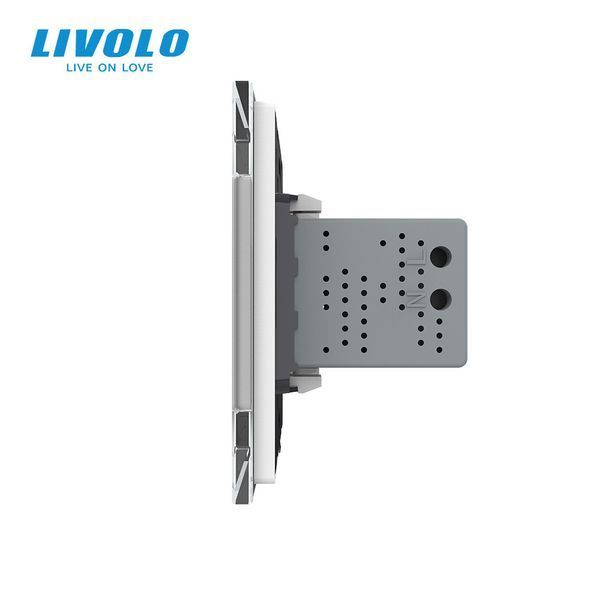 Розетка двойная USB с блоком питания Livolo белый стекло (VL-C792U-11) VL-C792U-15 фото