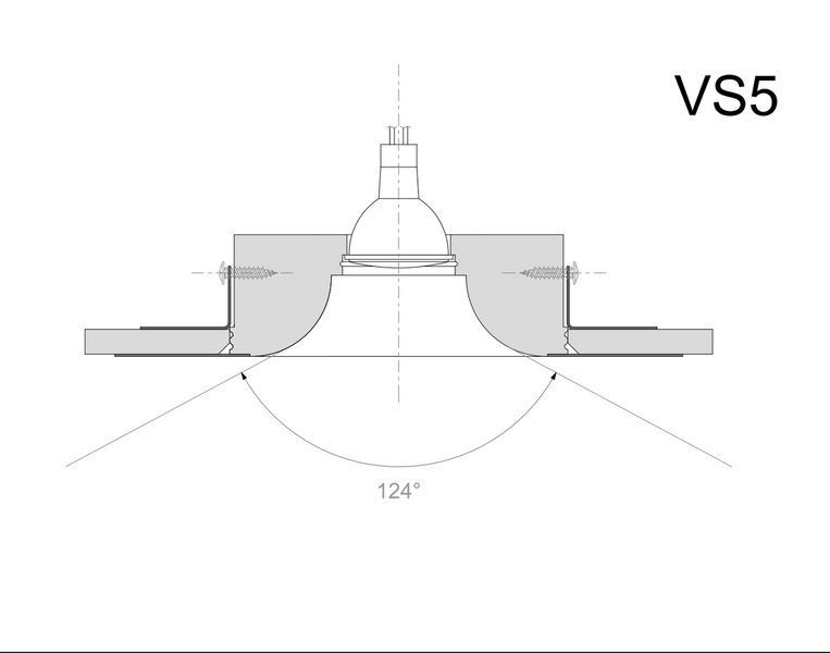 Гіпсовий світильникPromin Soft 150mm МГВ-120mm білий Soft Soft фото