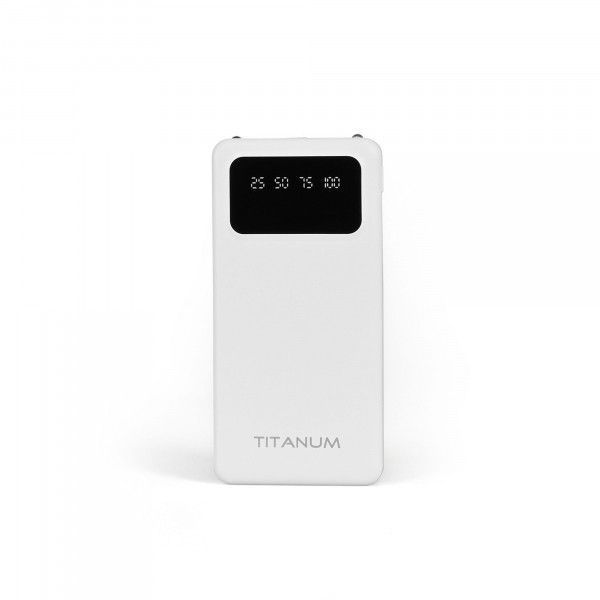 Павербанк 10000mAh TITANUM OL21 White 27479 фото
