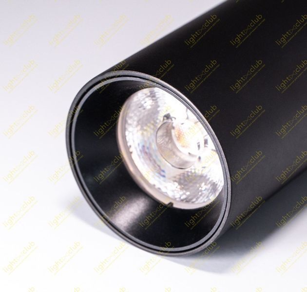 Світильник трековий однофазний Light Club 220V &Oslash;55mm 12w 4000К чорний поворотний LС4-209АL-BK LС4-209АL-BK фото