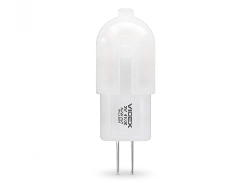 Светодиодная лампа G4e 2W G4 4100K 220V (VL-G4e-02224) VIDEX 7849 фото