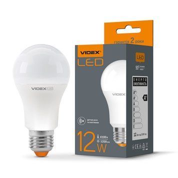 "Сенсор" LED лампа VIDEX A60e 12W E27 4100K з датчиком руху та освітленості 25470 фото