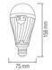 Лампа акумуляторна "DURALITE-12" 12W 6400К, E27 001-092-0012-010 фото 2